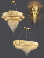 Crystal Cascade Chandelier