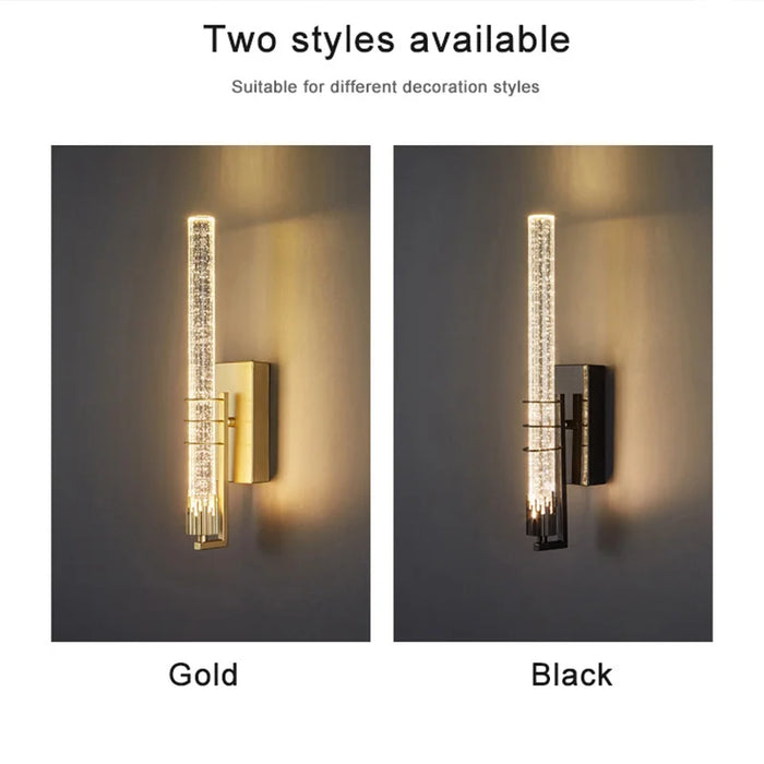 Bubble Crystal Wall Light