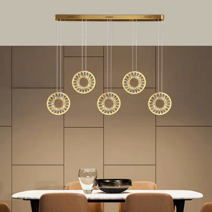 Crystal Ring Chandelier