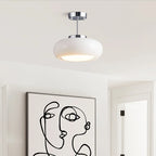 Retro Orange Glass Ceiling Light