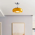 Retro Orange Glass Ceiling Light