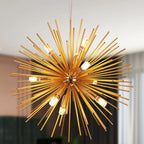 Modern Aluminum Dandelion Pendant Light Sputnik Hedgehog Led Ceiling Lamp Chandelier Nordic Decor Living Dining Room Fixture