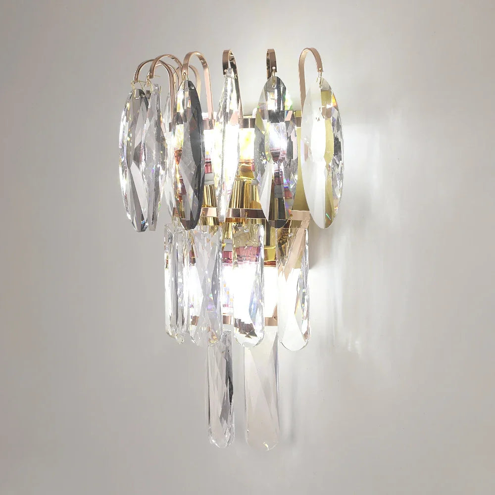 Crystal Tears Wall Light
