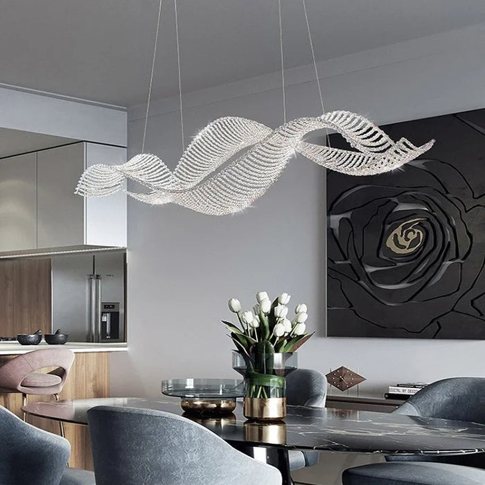 Ocean Wave Crystal Chandelier