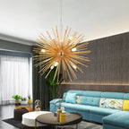Modern Aluminum Dandelion Pendant Light Sputnik Hedgehog Led Ceiling Lamp Chandelier Nordic Decor Living Dining Room Fixture