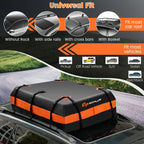 SEDOL 424L Waterproof Rooftop Cargo Bag | Universal Car Roof Luggage Carrier for Vehicles With or Without Racks | Heavy-Duty PVC with Anti-Slip Mat, 10 Reinforced Straps & 4-Digit Security Lock