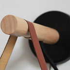 Wooden Belt-Hanging Wall Lamp