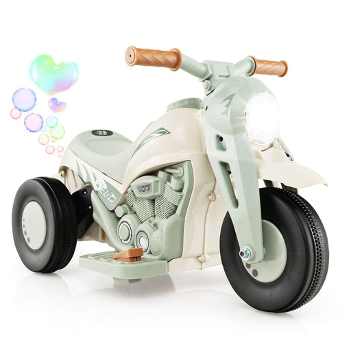6V Kids Electric Motorcycle – Bubble Maker, Music & LED Headlights