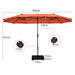 4.5m Double-Sided Outdoor Garden Parasol