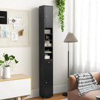 180CM Tall Freestanding Bathroom Cabinet with 2 Doors and 1 Drawer