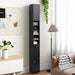 180CM Tall Freestanding Bathroom Cabinet with 2 Doors and 1 Drawer