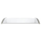 120x80cm Door Canopy – Outdoor Rain Cover Awning for Front Door, Window or Patio (White/Grey)