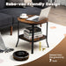 2-Tier Industrial round End Table