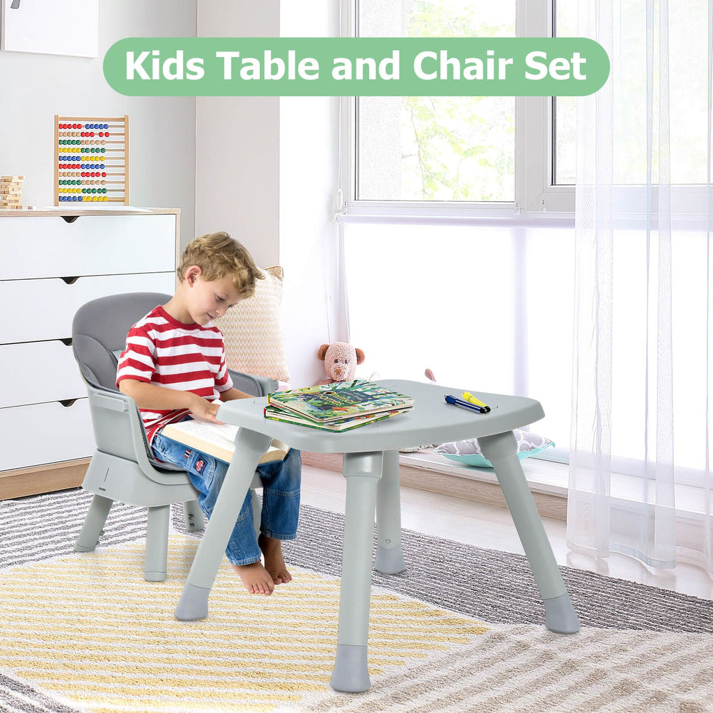 SEDOL 6-in-1 Ultimate Baby-to-Toddler High Chair & Activity Station with Building Block Tabletop Parental Booster Seat and Waterproof PU Leather Cushion – 25kg Capacity