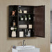 3-Tier Mirrored Wall Mounted Bathroom Cabinet