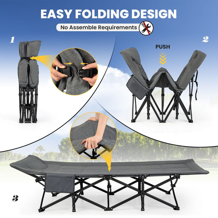 Sleeping Cot Bed with Carry Bag