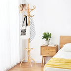 Wooden Coat and Hat Stand