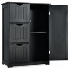 1-Door Freestanding Bathroom Cabinet with 3 Drawers