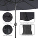 4.5m Double-Sided Outdoor Garden Parasol