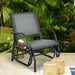 Glider Rocking Chair – Outdoor Swing Seat with Steel Frame & Breathable Fabric