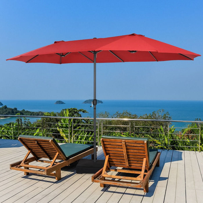 4.5m Double-Sided Outdoor Garden Parasol