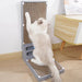 L-Shaped Cat Scratching Board – Sturdy Corrugated Cardboard Cat Scratcher