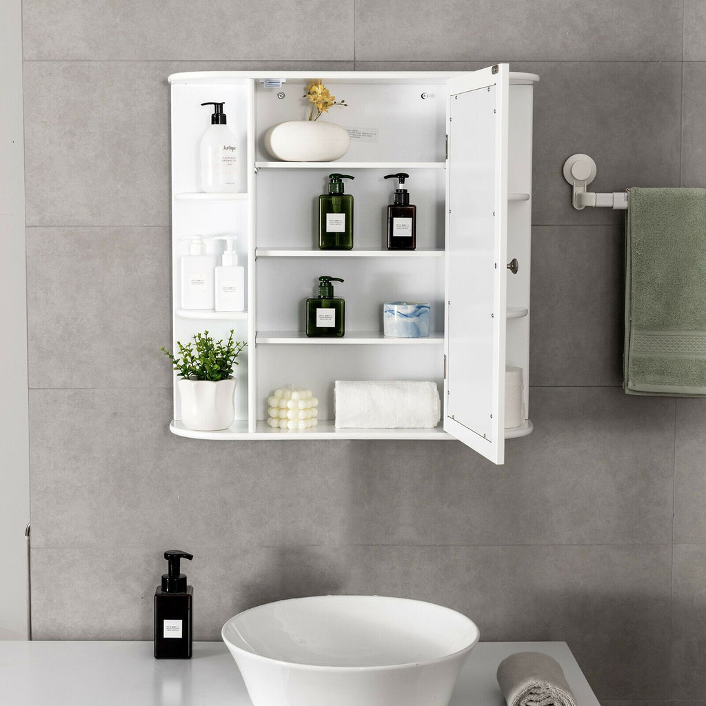 3-Tier Mirrored Wall Mounted Bathroom Cabinet