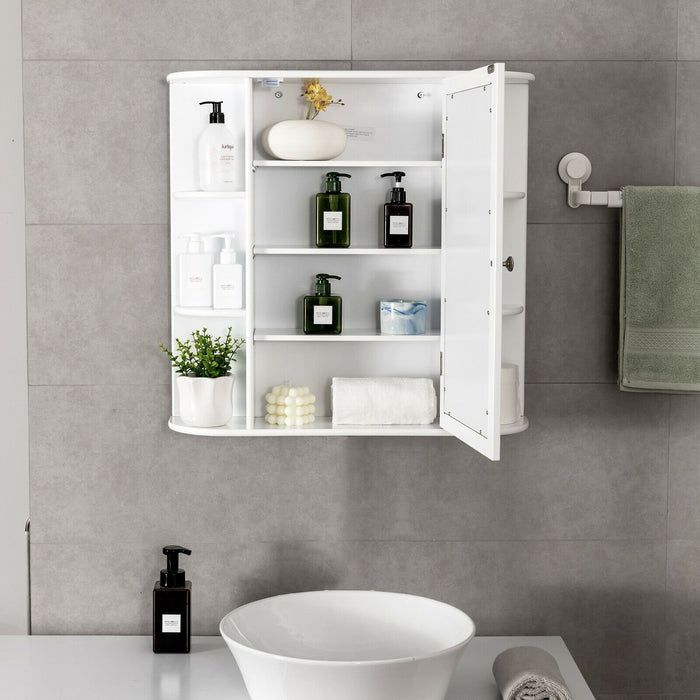3-Tier Mirrored Wall Mounted Bathroom Cabinet