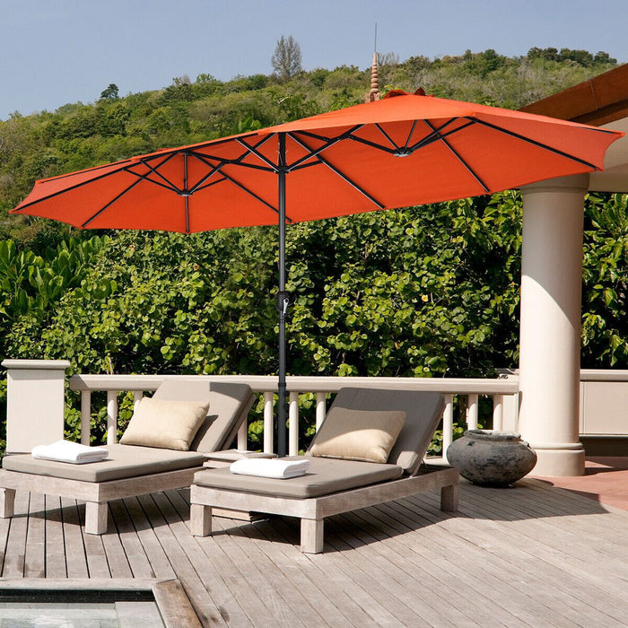 4.5m Double-Sided Outdoor Garden Parasol