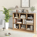 3-Tier Wooden Cube Bookcase with 8 Compartments