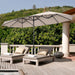 4.5m Double-Sided Outdoor Garden Parasol