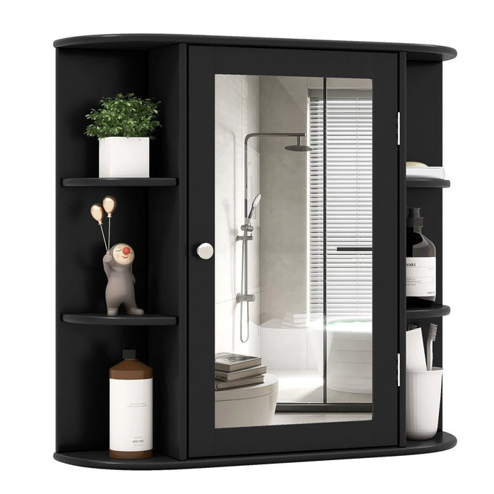 3-Tier Mirrored Wall Mounted Bathroom Cabinet