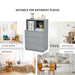 3-Drawer Dresser with 2 Open Compartments for Living Room Bedroom