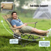 Camping Lounge Chair with Detachable Footrest