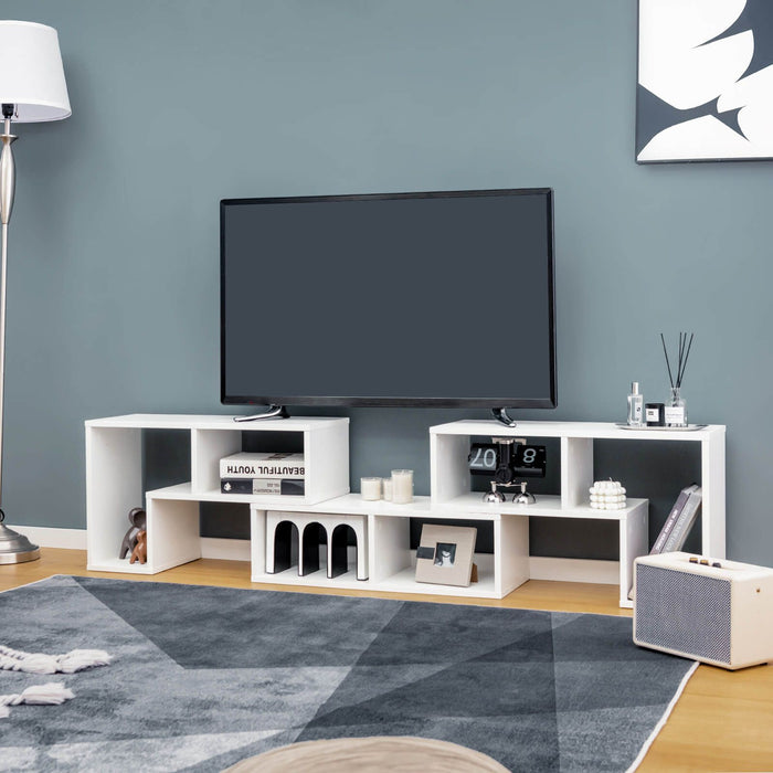 3 Pieces Convertible TV Stand for Tvs up to 65 Inches