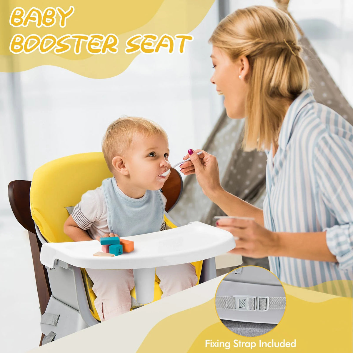 SEDOL 6-in-1 Ultimate Baby-to-Toddler High Chair & Activity Station with Building Block Tabletop Parental Booster Seat and Waterproof PU Leather Cushion – 25kg Capacity