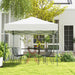 2x2m Pop-Up Canopy Tent with Adjustable Height