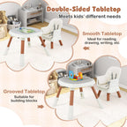 SEDOL 16-in-1 "Ultimate Explorer" High Chair & Activity Center — Convertible Sensory Station, Building Block Table, Booster Seat, and High Stool with 360° Rotating Seat – 6-36 Months