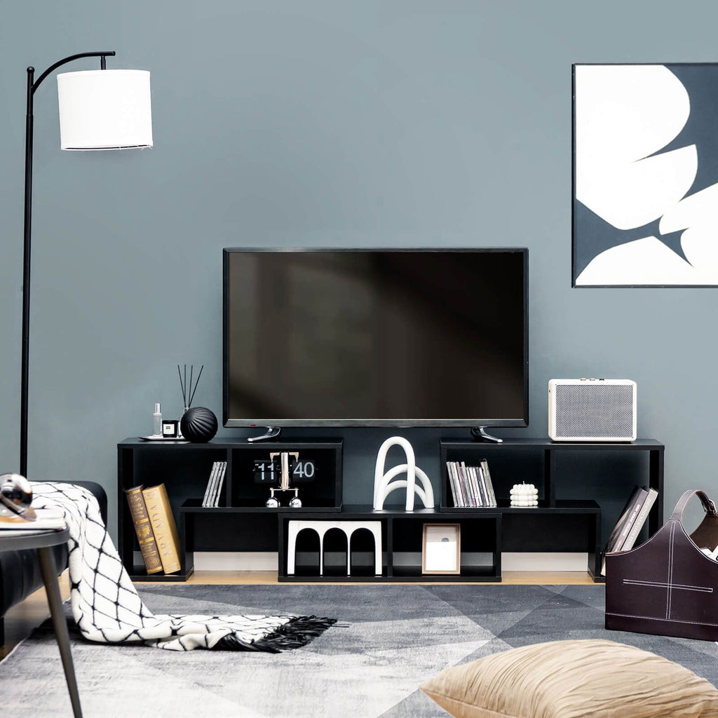 3 Pieces Convertible TV Stand for Tvs up to 65 Inches