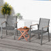 Wooden Side Table with Slatted Tabletop and Sturdy X-Shaped Frame