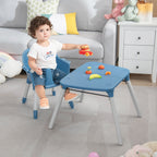 SEDOL 5-in-1 Convertible Baby High Chair & Independent Play Table Set with 5-Point Safety Harness 2-Position Removable Tray and Waterproof Easy-Clean Cushion