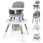 SEDOL 16-in-1 "Ultimate Explorer" High Chair & Activity Center — Convertible Sensory Station, Building Block Table, Booster Seat, and High Stool with 360° Rotating Seat – 6-36 Months