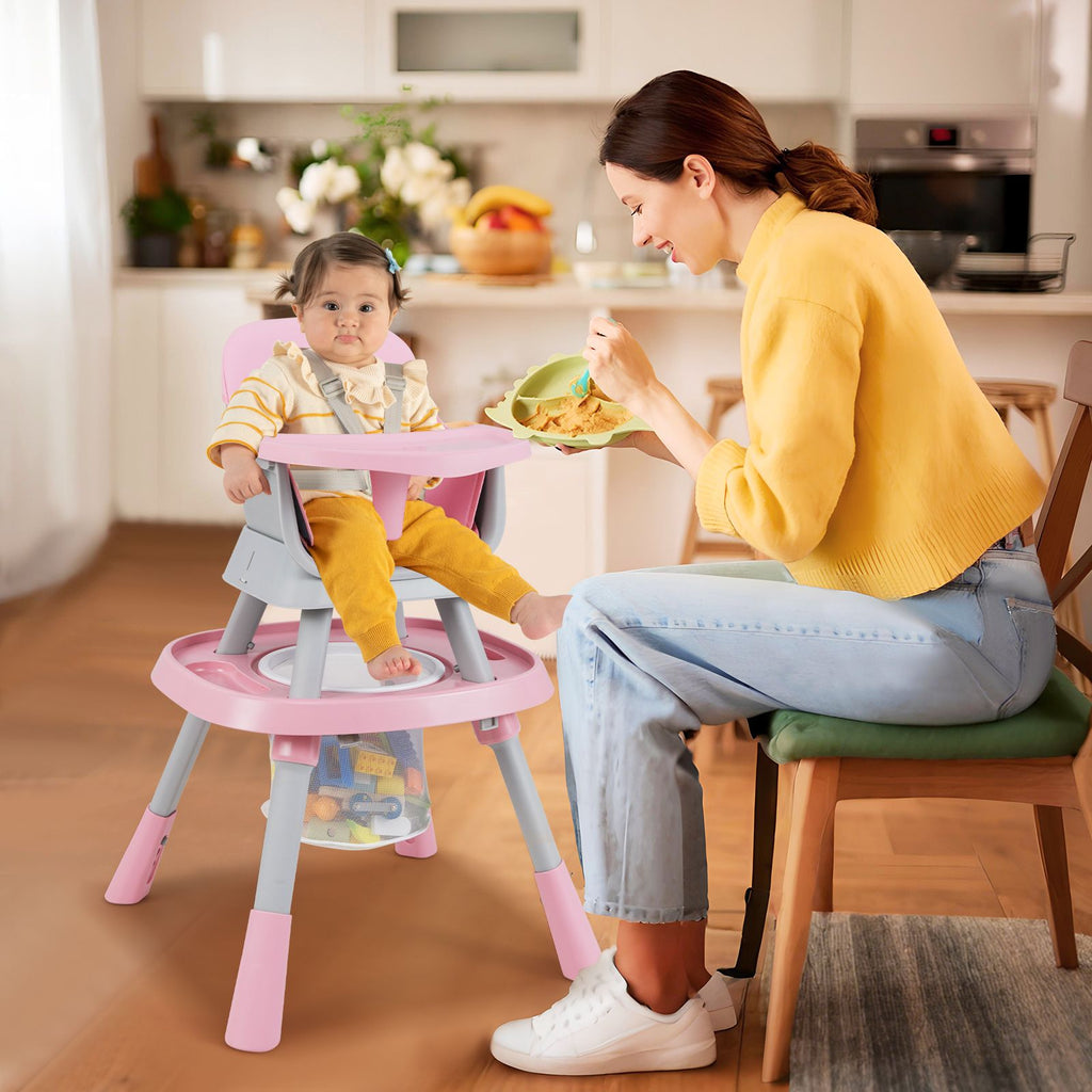 SEDOL 16-in-1 "Ultimate Explorer" High Chair & Activity Center — Convertible Sensory Station, Building Block Table, Booster Seat, and High Stool with 360° Rotating Seat – 6-36 Months