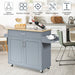 Rolling Kitchen Storage Trolley with Adjustable Shelf and Drawer