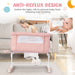 3-In-1 Adjustable Baby Bedside Bassinet with Mattress