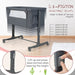 3-In-1 Adjustable Baby Bedside Bassinet with Mattress