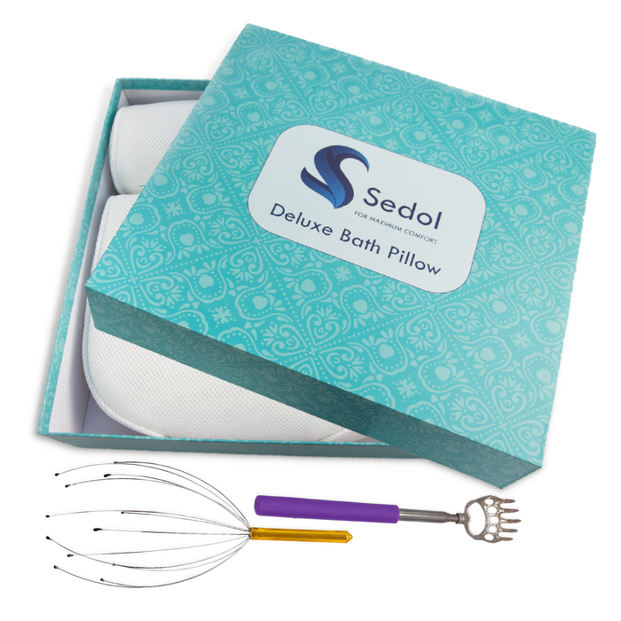 bath pillow w/ head massager and back scratcher - sedol (6)