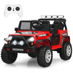 SEDOL 2-Seater Kids Ride-On Truck 12V Battery Powered Electric Car with Parental Remote Control Spring Suspension Rocking Mode and Bluetooth/USB Audio – 50kg Capacity