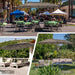 4.5m Double-Sided Outdoor Garden Parasol