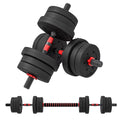SEDOL 20kg Adjustable Dumbbells Set 2 in 1 Barbell Weights for Home Gym Lifting Training Strength Building Equipment Bodybuilding Workout for Men Women